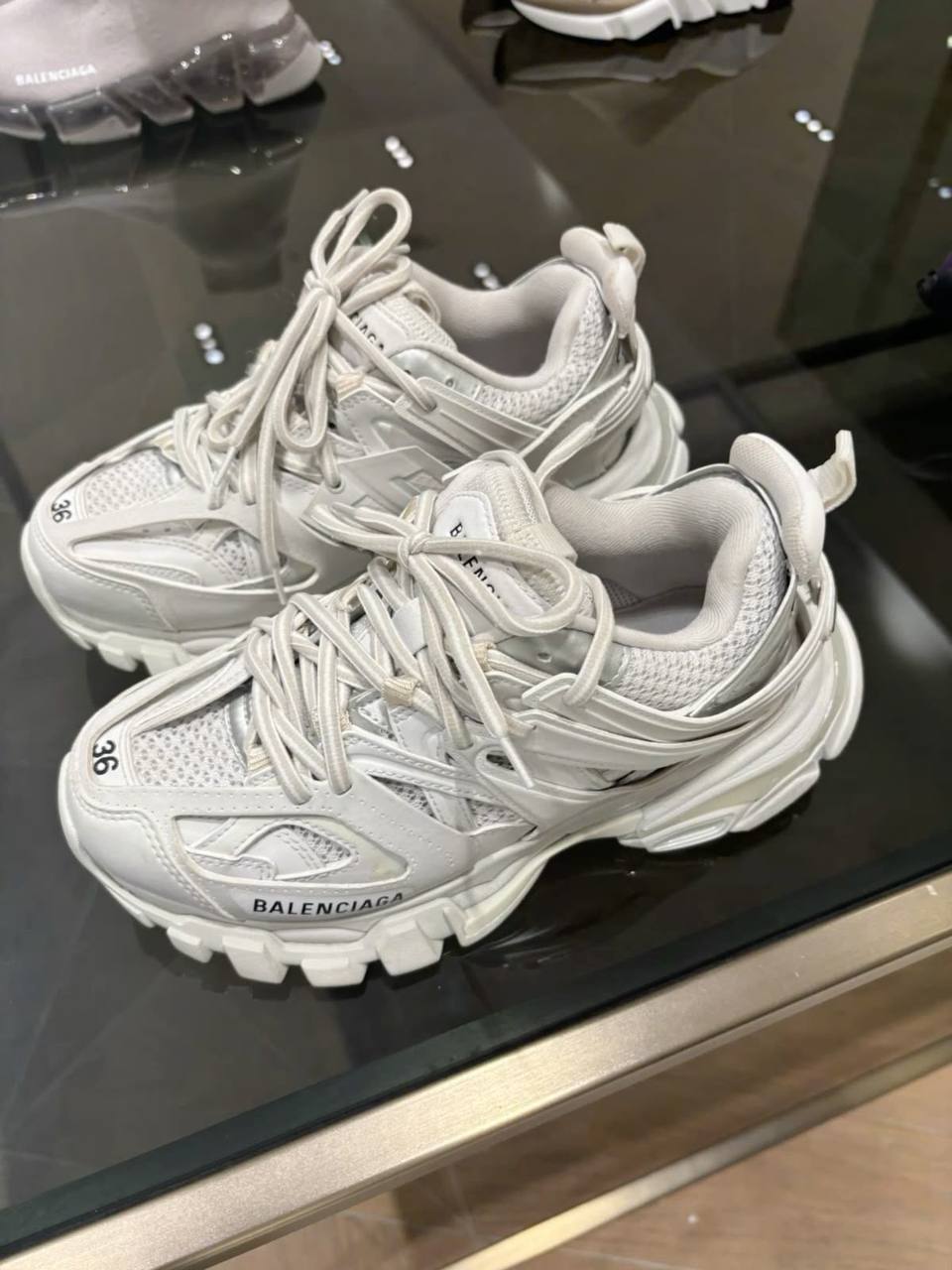 White Poshmark Balenciaga